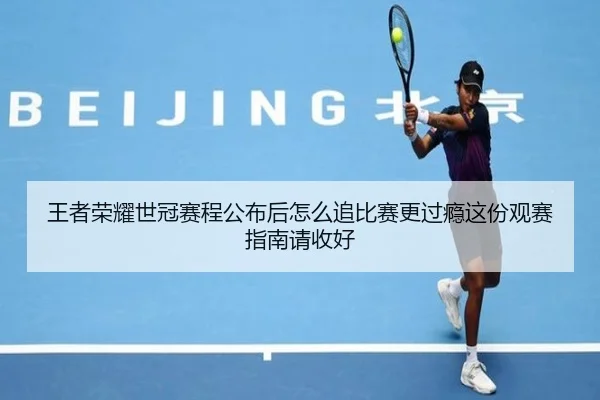 王者荣耀世冠赛程公布后怎么追比赛更过瘾这份观赛指南请收好